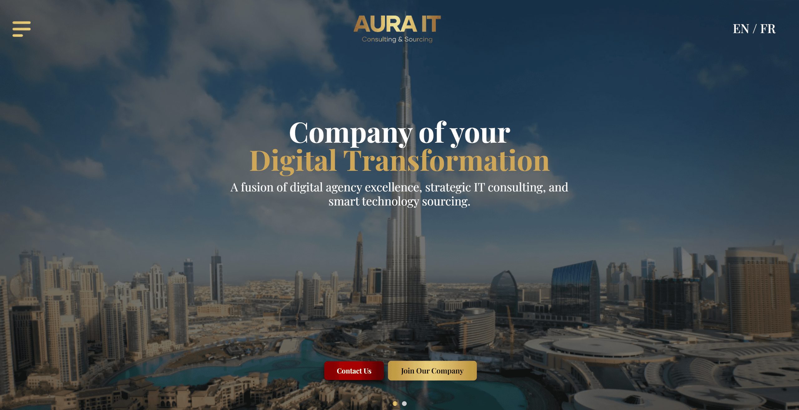 Product interface showcase